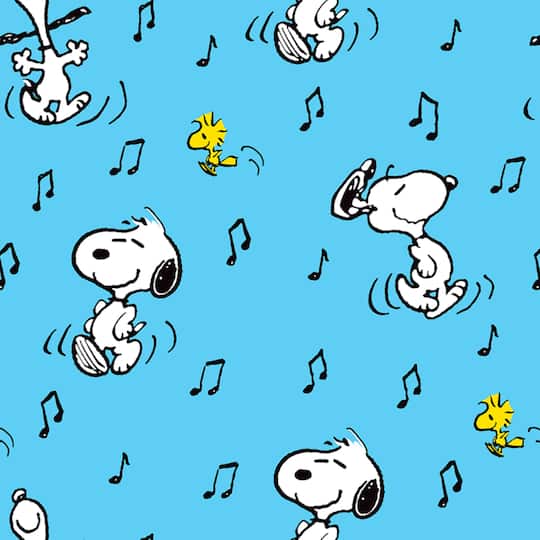 Peanuts® Snoopy Happy Dance Cotton Fabric